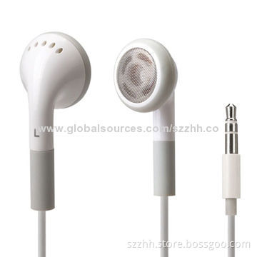 Wired earphone for iPhone 4s with MIC/control button/answers or hangs up the phone